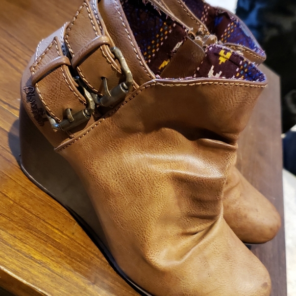 Blowfish wedge ankle boots - Picture 1 of 4